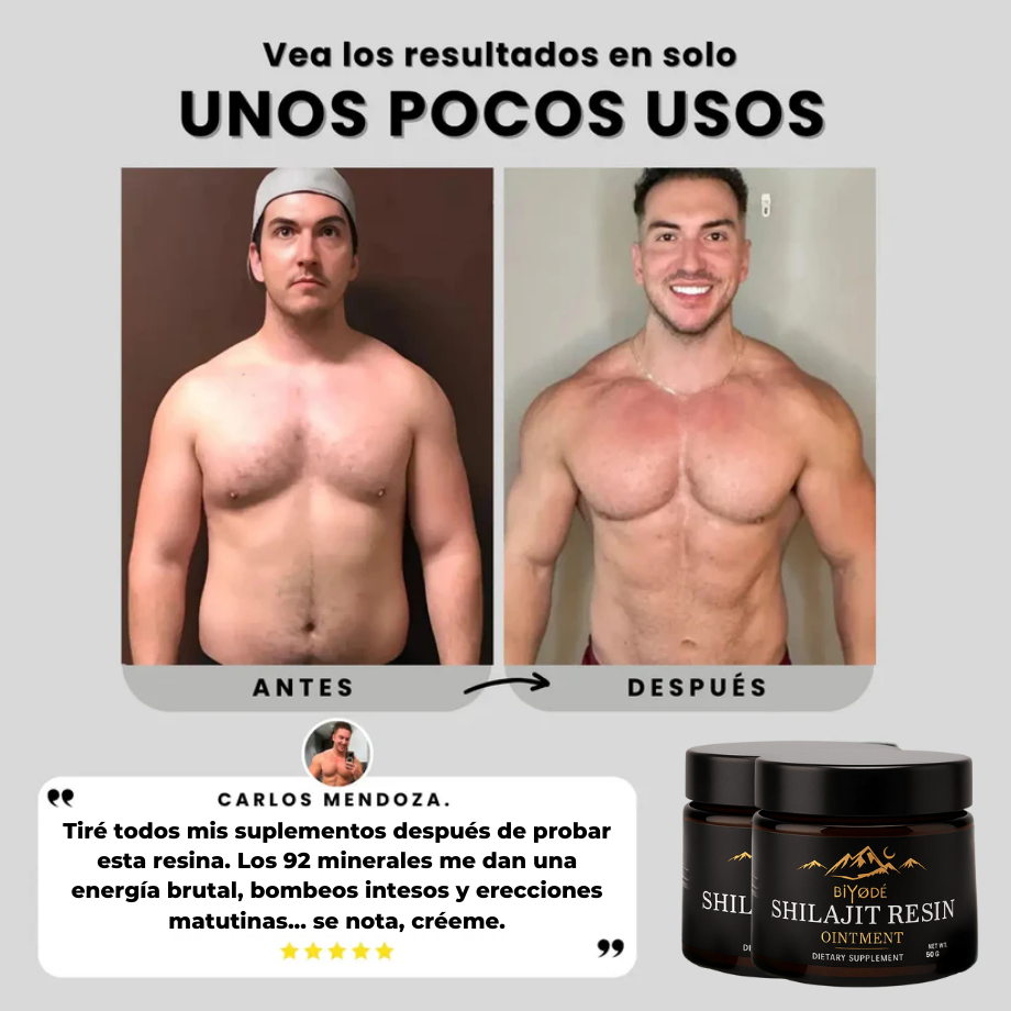Hercules Shilajit 50g - Impulsa Tu Energía y Tu Virilidad