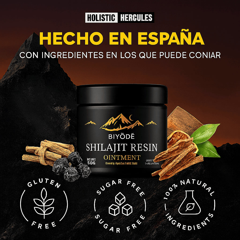Hercules Shilajit 50g - Impulsa Tu Energía y Tu Virilidad