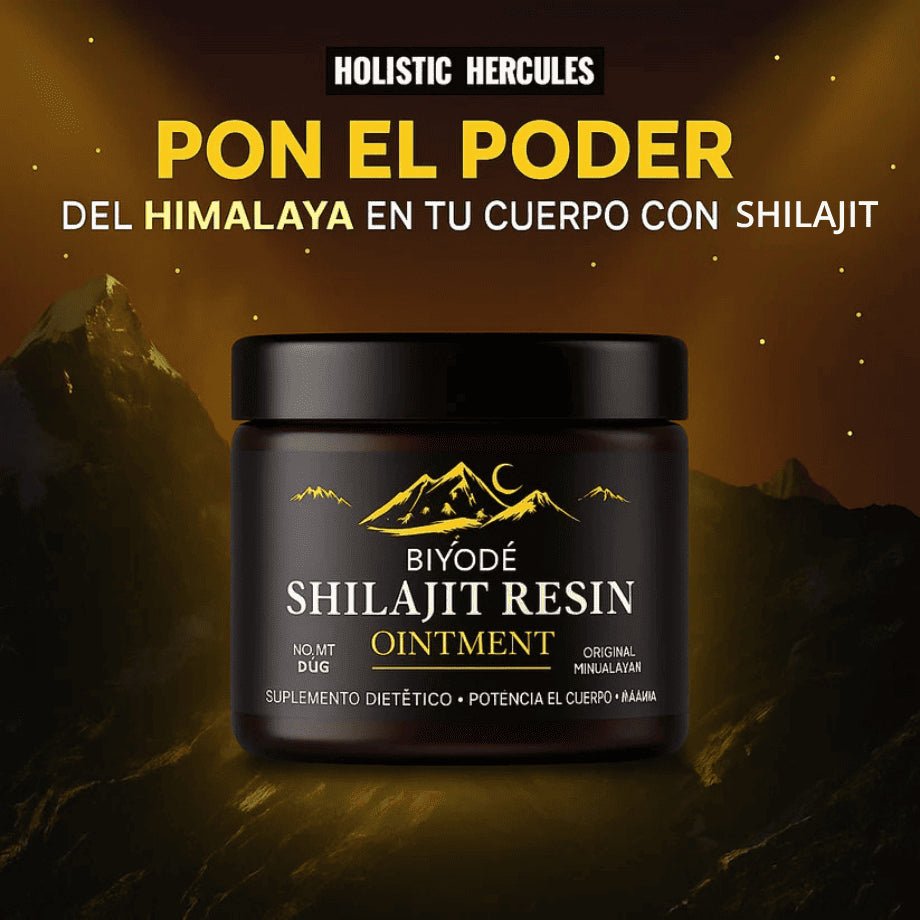 Hercules Shilajit 50g - Impulsa Tu Energía y Tu Virilidad - Holistic Hercules