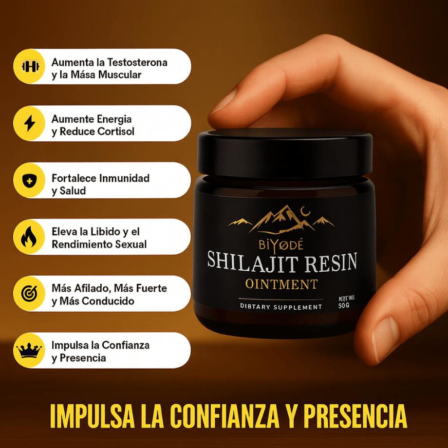 Hercules Shilajit 50g - Impulsa Tu Energía y Tu Virilidad - Holistic Hercules