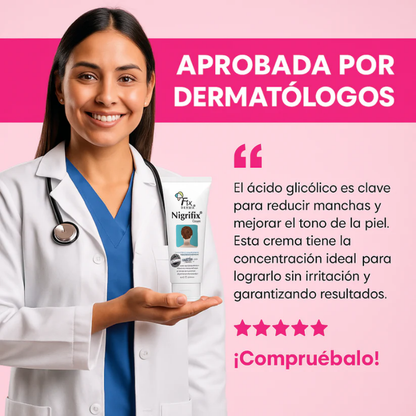 Crema Dermafix (50ml) – Recupera la confianza en tu piel: clara, suave y uniforme.