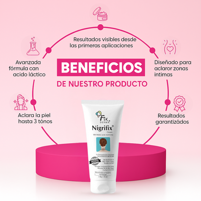 Crema Dermafix (50ml) – Recupera la confianza en tu piel: clara, suave y uniforme.
